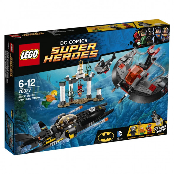 Конструктор LEGO Super Heroes 76027 Глубоководная атака Черного Манта в Мурманске