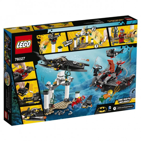 Конструктор LEGO Super Heroes 76027 Глубоководная атака Черного Манта в Мурманске