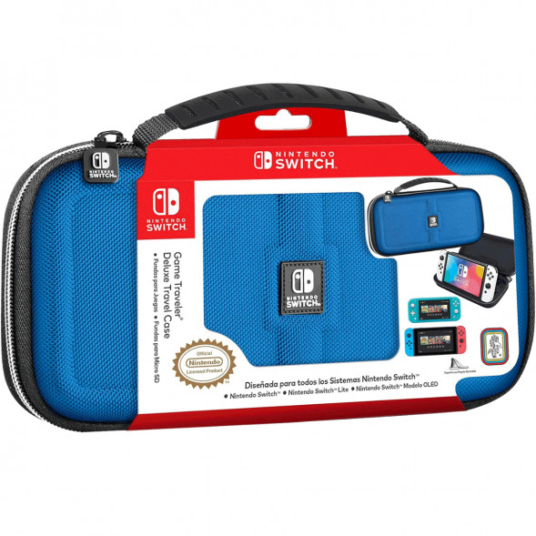 Чехол BIG BEN Deluxe для Nintendo Switch/OLED/Lite, синий в Мурманске