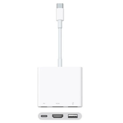 Адаптер Apple USB-C Digital AV Multiport Adapter, бел, MUF82ZM/A в Мурманске