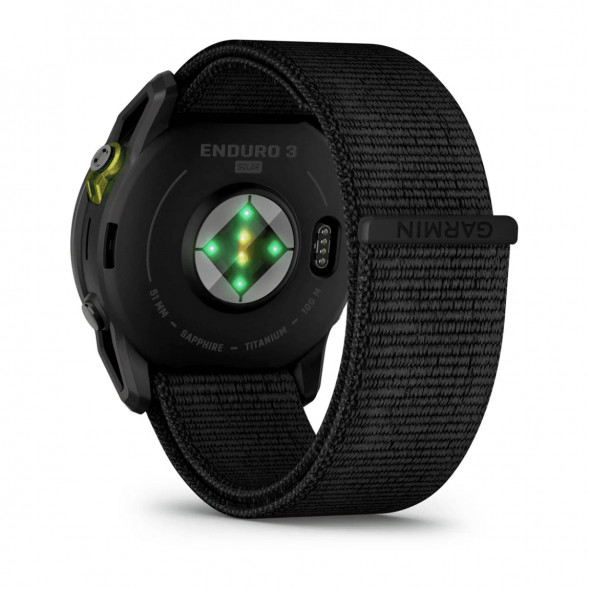 Умные часы Garmin Enduro 3 51mm Black с нейлоновым ремешком UltraFit 010-02751-01 в Мурманске