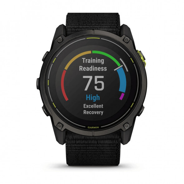 Умные часы Garmin Enduro 3 51mm Black с нейлоновым ремешком UltraFit 010-02751-01 в Мурманске