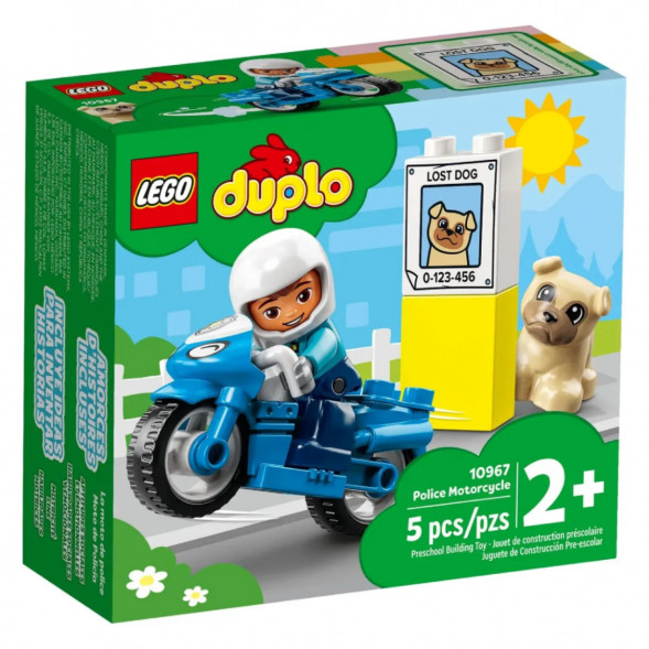 Конструктор LEGO DUPLO 10967 Полицейский мотоцикл в Мурманске