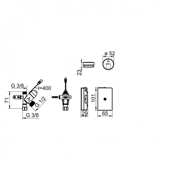 Электронный клапан для стиральной или посудомоечной машины Oras (272100) в Мурманске
