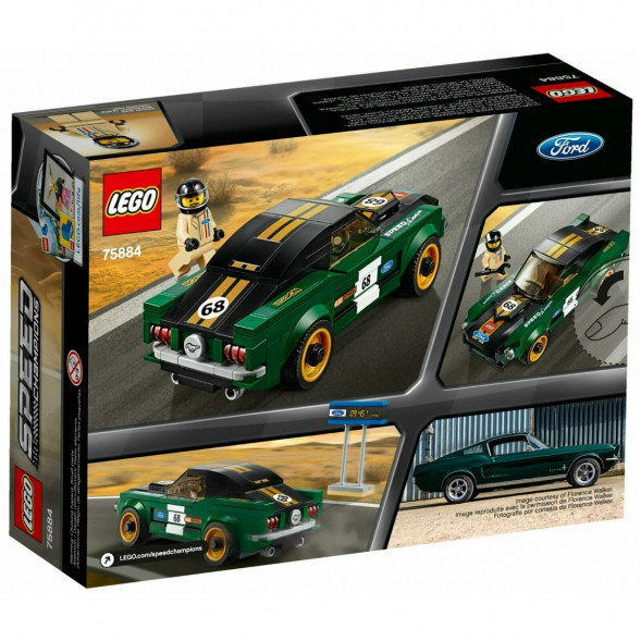 Конструктор LEGO Speed Champions 75884 1968 Ford Mustang Fastback в Мурманске