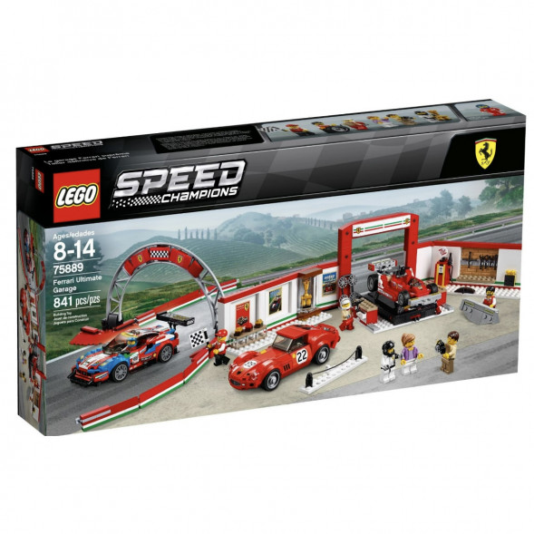 Конструктор LEGO Speed Champions 75889 Гараж Ferrari в Мурманске
