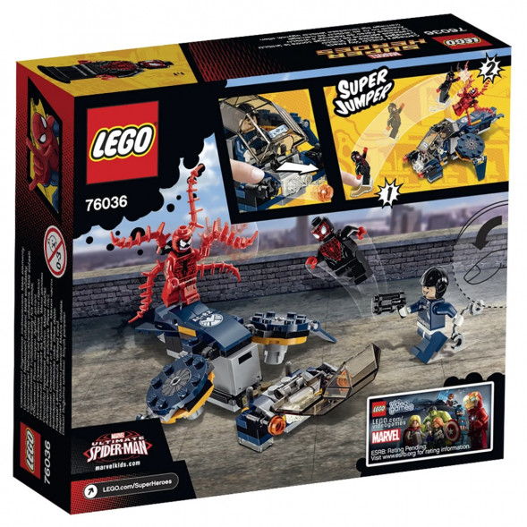 Конструктор LEGO Super Heroes 76036 Воздушная атака Карнажа в Мурманске