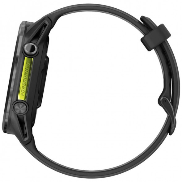 Умные часы Garmin Forerunner 970 Carbon Gray DLC Titanium ремешок Black/Translucent Whitestone 010-02969-10 в Мурманске