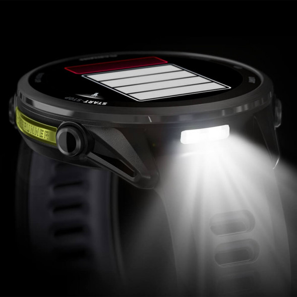 Умные часы Garmin Forerunner 970 Carbon Gray DLC Titanium ремешок Black/Translucent Whitestone 010-02969-10 в Мурманске