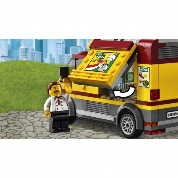 Конструктор LEGO City Great Vehicles 60150 Фургон-пиццерия в Мурманске