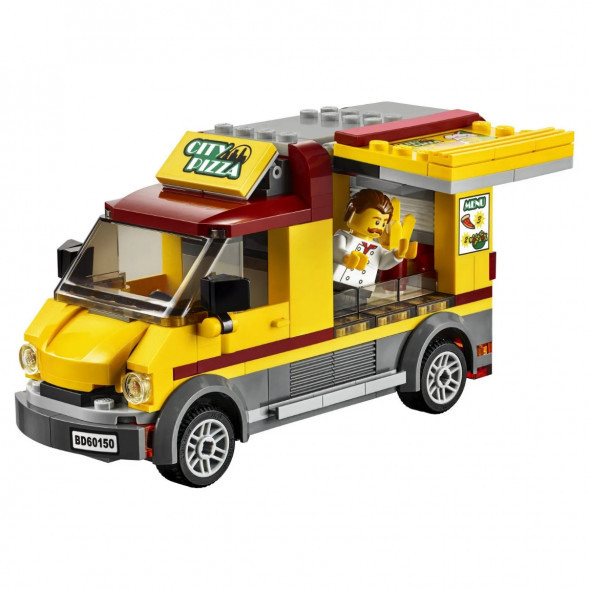 Конструктор LEGO City Great Vehicles 60150 Фургон-пиццерия в Мурманске