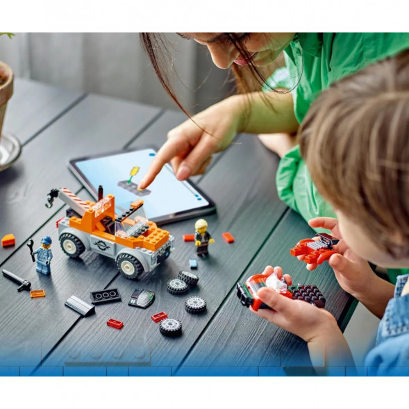 Конструктор LEGO City 60435 Ремонт эвакуаторов и спортивных автомобилей в Мурманске