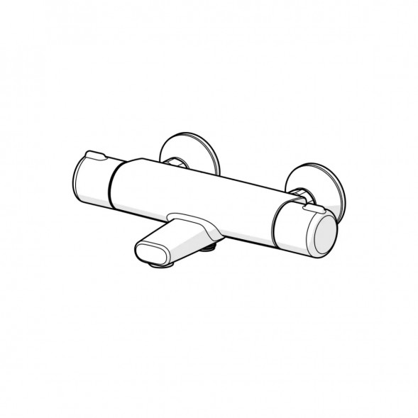 Термостатический смеситель Oras Nova ECO (7462G-33), черный матовый в Мурманске