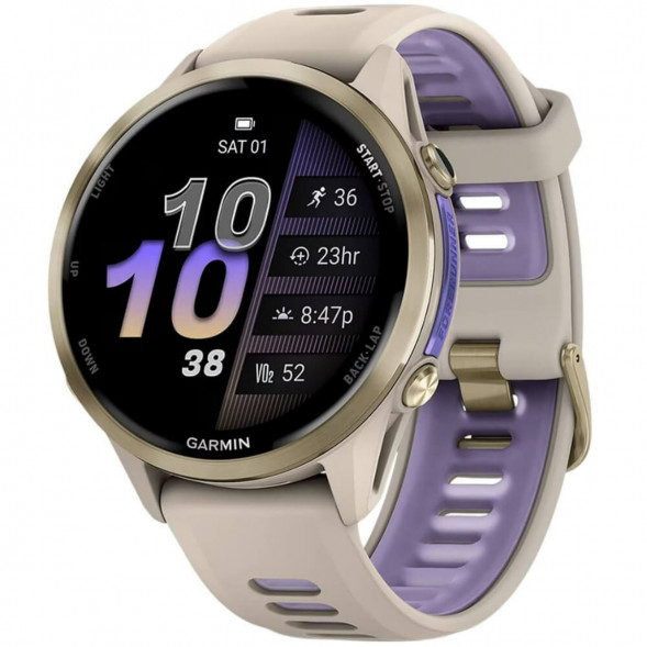 Умные часы Garmin Forerunner 970 Soft Gold Titanium/French Gray Translucent Indigo Band 010-02969-12 в Мурманске