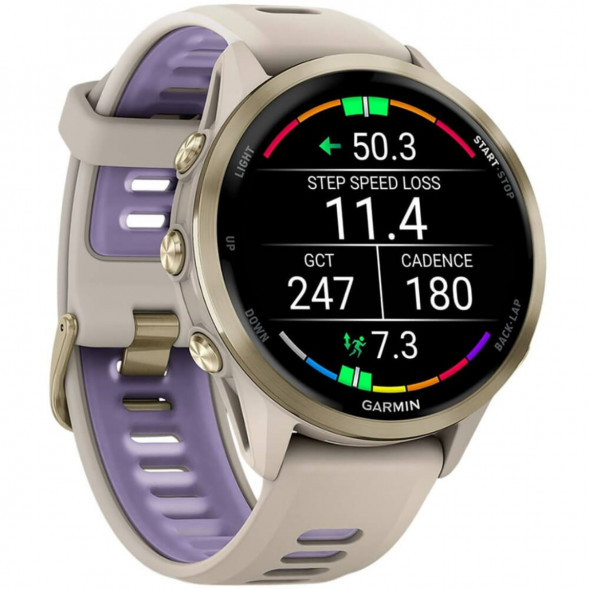 Умные часы Garmin Forerunner 970 Soft Gold Titanium/French Gray Translucent Indigo Band 010-02969-12 в Мурманске