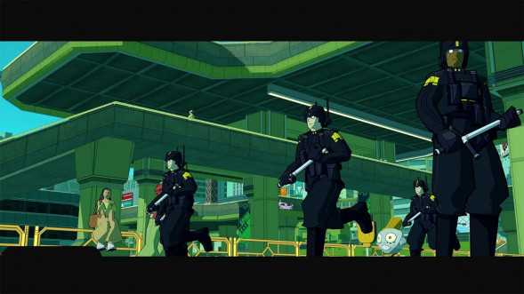 Игра Bomb Rush Cyberfunk [Nintendo Switch, русские субтитры] в Мурманске