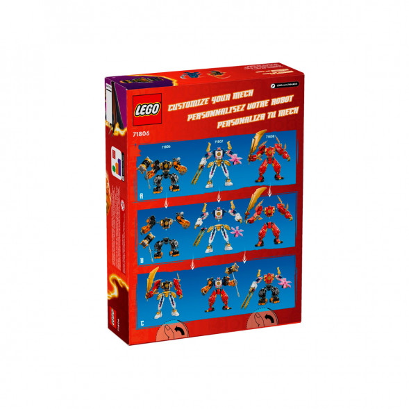 Конструктор LEGO Ninjago 71806 Элементальный земной робот Коула в Мурманске