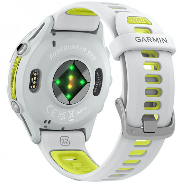 Умные часы Garmin Forerunner 970 Titanium Whitestone/Translucent Amp Yellow Band 010-02969-11 в Мурманске
