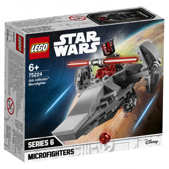 Конструктор LEGO Star Wars 75224 Микрофайтеры Корабль-лазутчик ситхов в Мурманске