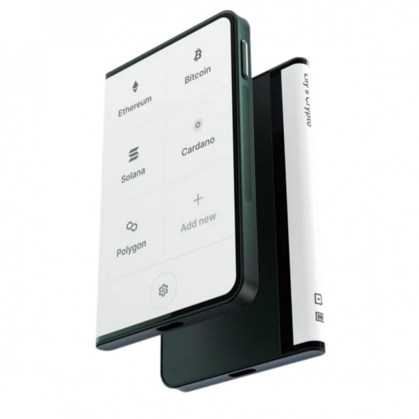 Аппаратный холодный криптокошелек Ledger Stax c чехлом Magnet Shell Black + Recovery Key в Мурманске