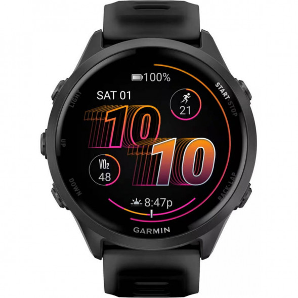 Умные часы Garmin Forerunner 570 47 мм Slate Grey Aluminium/Translucent Black 010-02971-00 в Мурманске