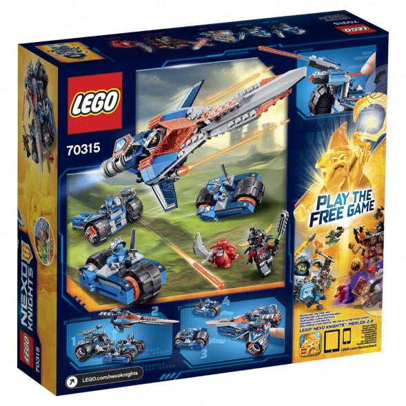 Конструктор LEGO Nexo Knights 70315 Устрашающий разрушитель Клэя в Мурманске