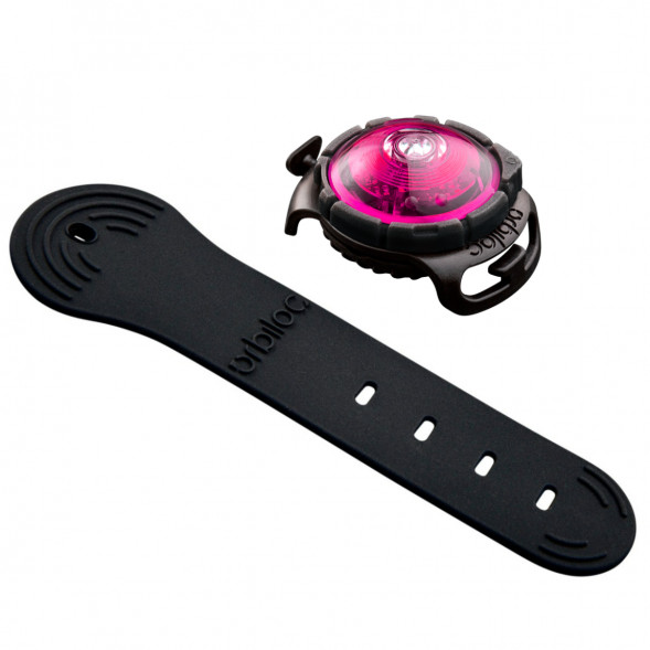 Фонарь для собак Orbiloc Dog Dual Fashion Colours, розовый в Мурманске