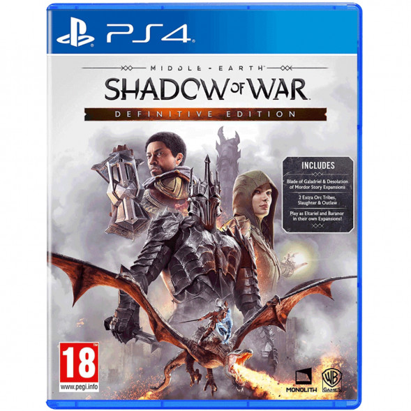 Игра Middle Earth: Shadow of War Definitive Edition [PS4, английская версия] в Мурманске