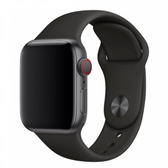 Ремешок для Apple Watch 44mm Black Sport Band (MTPL2ZM/A), черный в Мурманске