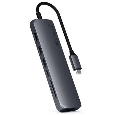 USB-концентратор Satechi SLIM MULTI-PORT (ST-UCSMA3), разъемов: 3, серый космос в Мурманске