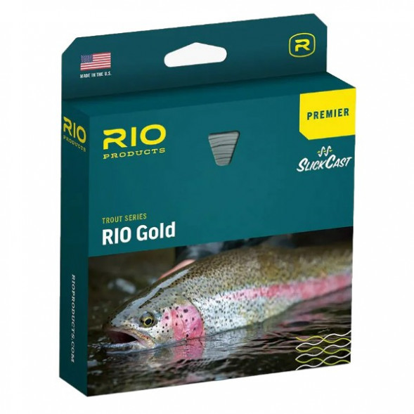 Леска RIO Premier Gold Floating Fly Line WF6F, мох/золото в Мурманске