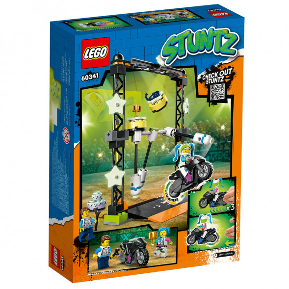 Конструктор LEGO City 60341 Трюковое испытание «Нокдаун» в Мурманске