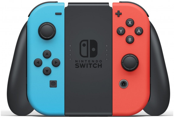 Игровая приставка Nintendo Switch rev.2 32 ГБ, красный/синий в Мурманске