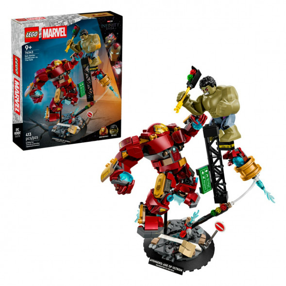 Конструктор LEGO Super Heroes 76343 Легендарная битва Халкбастера против Халка в Мурманске