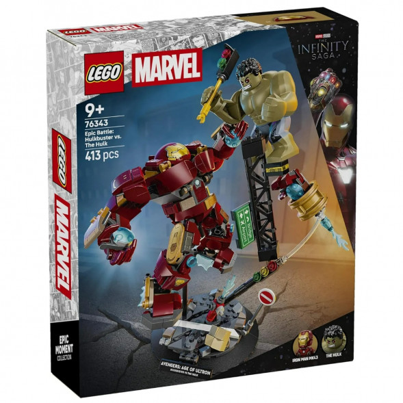 Конструктор LEGO Super Heroes 76343 Легендарная битва Халкбастера против Халка в Мурманске