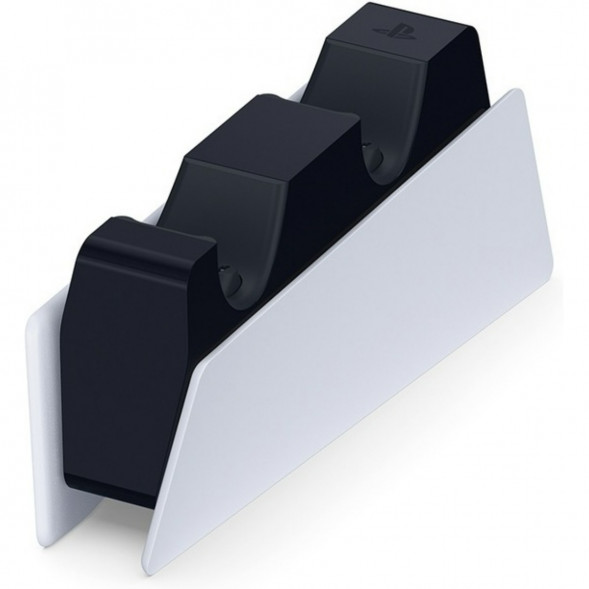 Sony Зарядная станция DualSense на два геймпада для PS5 (CFI-ZDS1) белый/черный