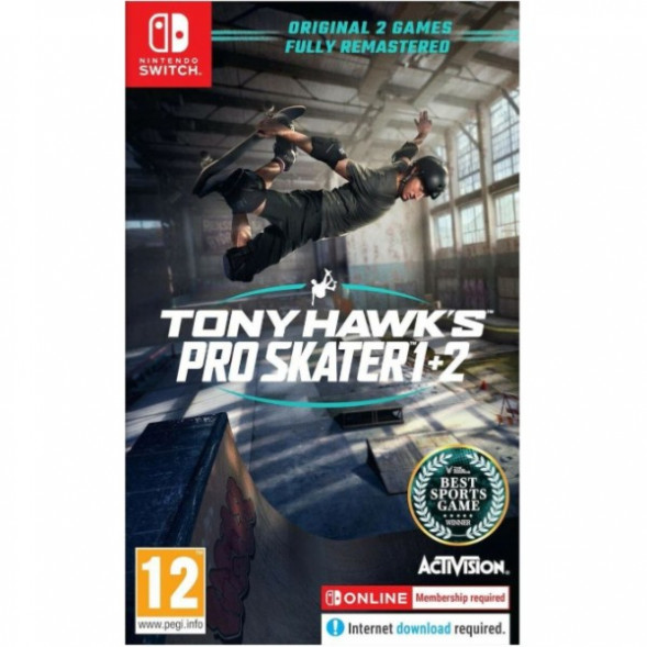 Игра Tony Hawk`s Pro Skater 1+2 [Nintendo Switch, английская версия] в Мурманске