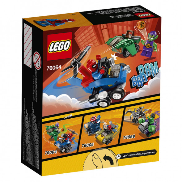 Конструктор LEGO Super Heroes 76064 Человек‑паук против Зелёного Гоблина в Мурманске