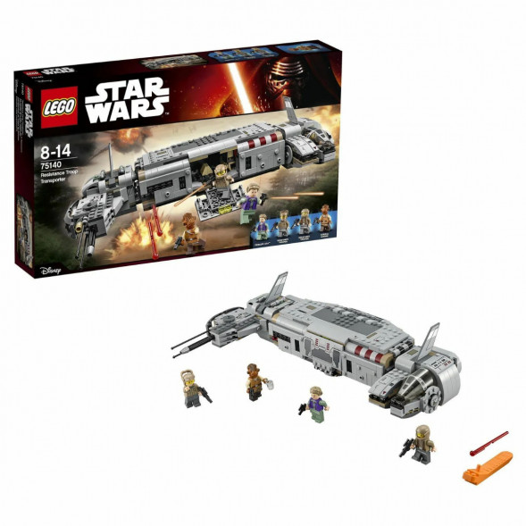 Конструктор LEGO Star Wars 75140 Военный транспорт Сопротивления в Мурманске