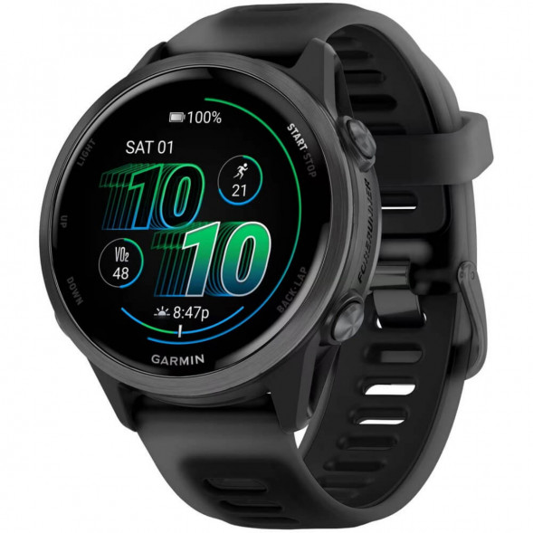 Умные часы Garmin Forerunner 570 42 мм Slate Grey Aluminium/Translucent Black 010-02970-00 в Мурманске