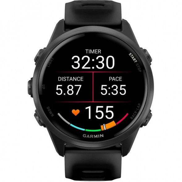 Умные часы Garmin Forerunner 570 42 мм Slate Grey Aluminium/Translucent Black 010-02970-00 в Мурманске