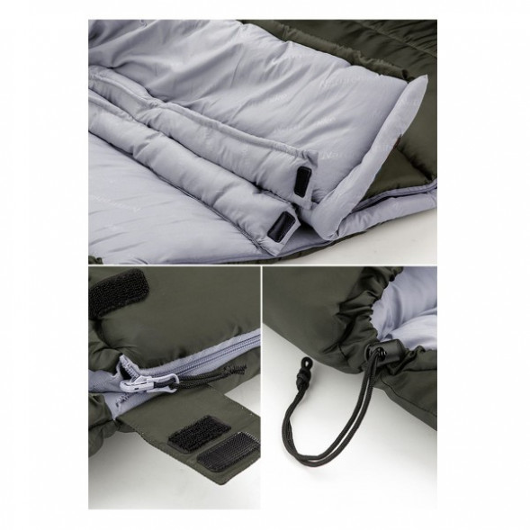 Спальный мешок Naturehike U350S (Левый), коричневый в Мурманске