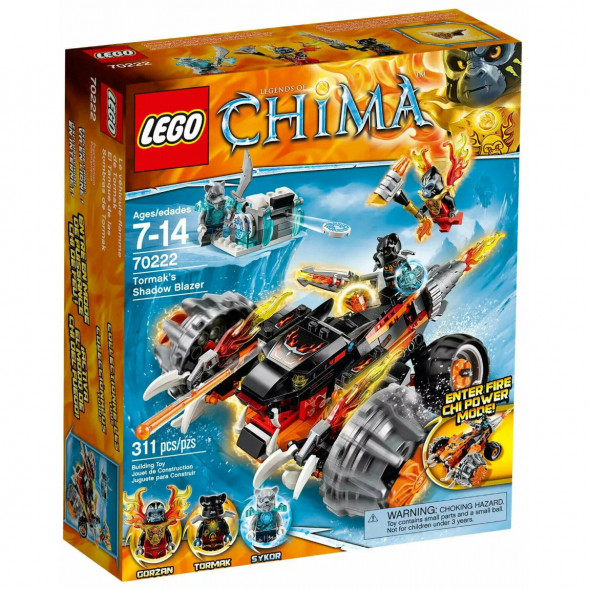 Конструктор LEGO Legends of Chima 70222 Огненный Вездеход Тормака в Мурманске
