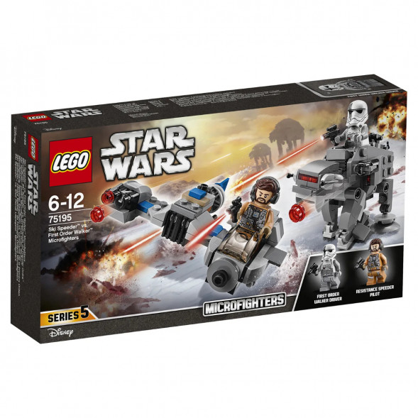 Конструктор LEGO Star Wars 75195 Бой пехотинцев Первого Ордена против спидера на лыжах в Мурманске