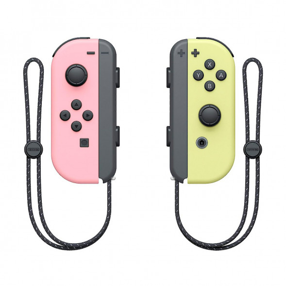 Геймпад Nintendo Switch Joy-Con controllers Duo, пастельный розовый / пастельный жёлтый в Мурманске
