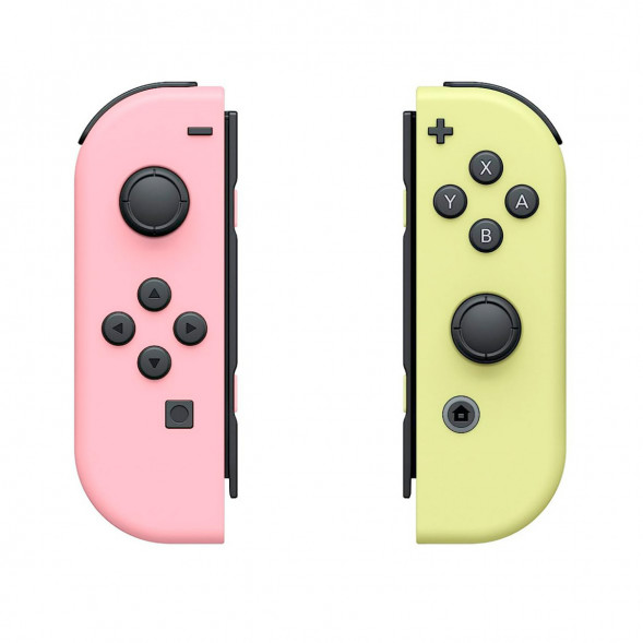 Геймпад Nintendo Switch Joy-Con controllers Duo, пастельный розовый / пастельный жёлтый в Мурманске
