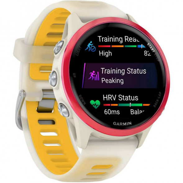 Умные часы Garmin Forerunner 570 42 мм Raspberry Aluminium/Translucent Bone/Mango 010-02970-02 в Мурманске