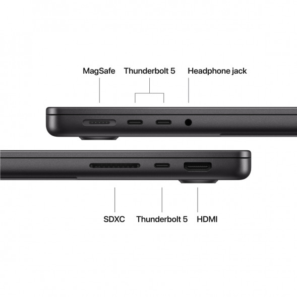 Ноутбук Apple MacBook Pro 14 2026 MGDU4 (M5 Max 32-Core GPU, 36GB/2TB), Черный космос/Space Black в Мурманске