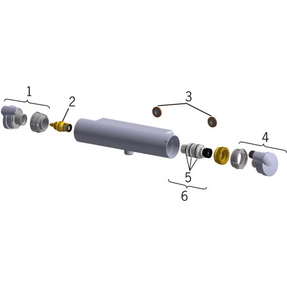 Термостатический смеситель для душа Oras Optima (7160), хром в Мурманске