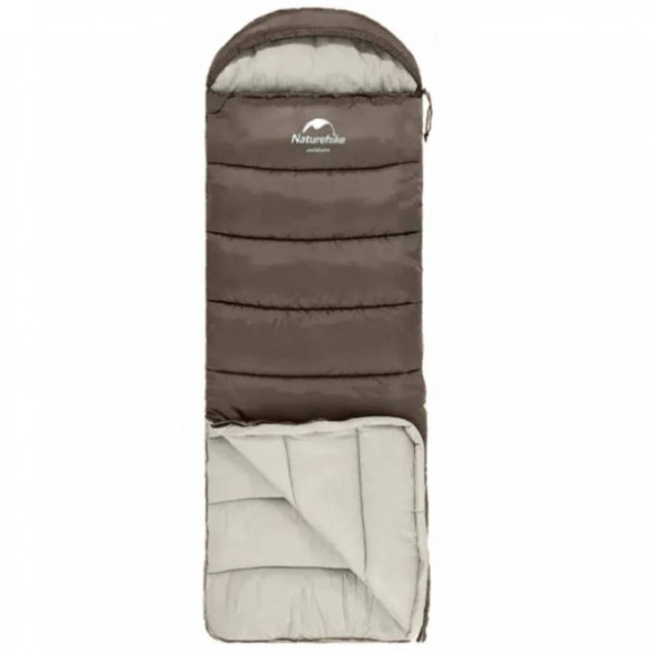 Спальный мешок Naturehike U250 (Левый), коричневый в Мурманске